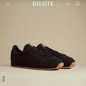 NWT THE KHAITE X ADIDAS ORIGINALS SNEAKER in Black